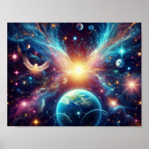 Die Vibration des Universums Poster
