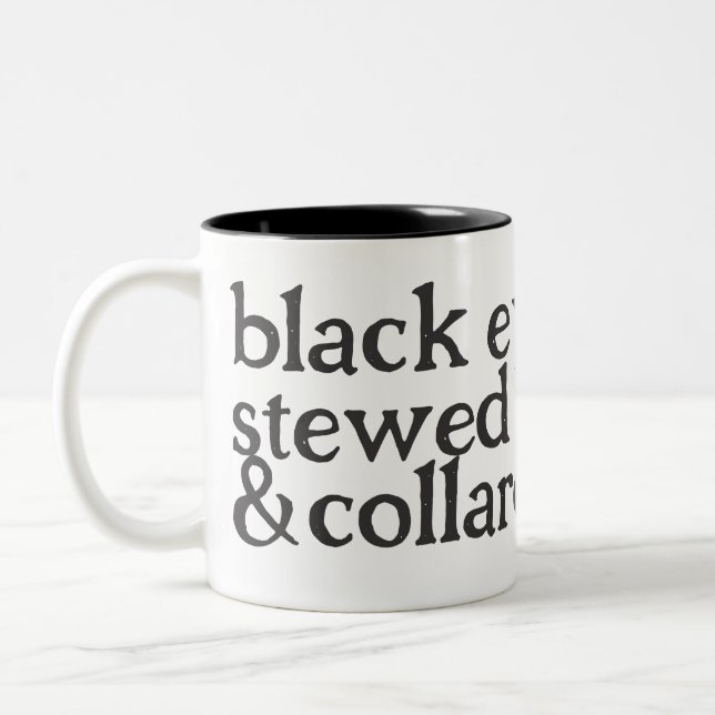 Die Viel Glück-Tasse Zweifarbige Tasse (Links)