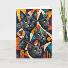 Die vielen Dimensionen einer Katze Karte