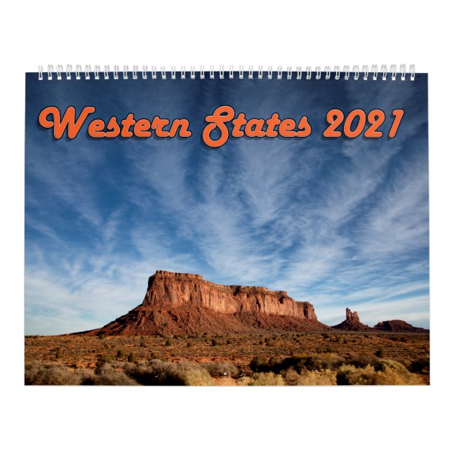 Die vielfältige Schönheit des Western United Staat Kalender (Titelbild)
