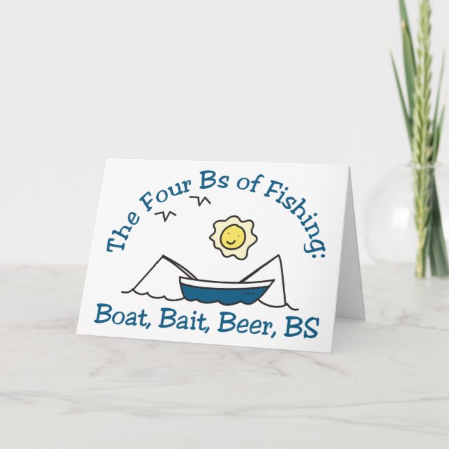 Die vier Bs Karte (Vorderseite)