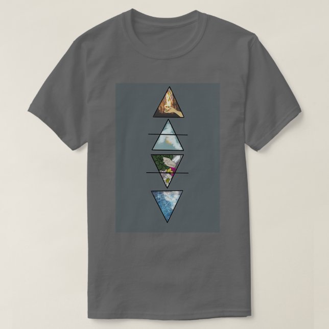 Die vier Elemente 1 T-Shirt (Design vorne)