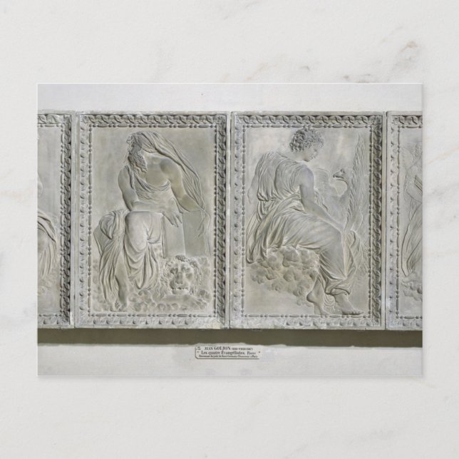 Die vier Evangelisten Postkarte (Vorderseite)