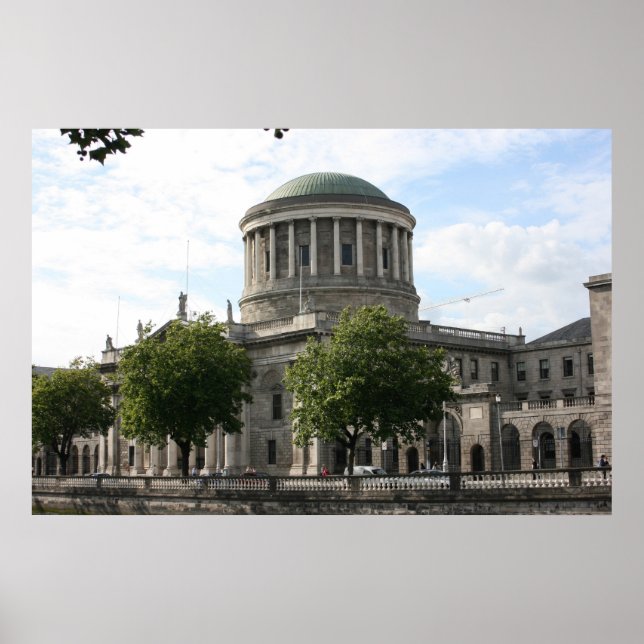 Die vier Gerichte, Dublin, Irland Poster (Vorne)