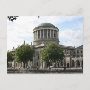 Die vier Gerichte, Dublin, Irland Postkarte