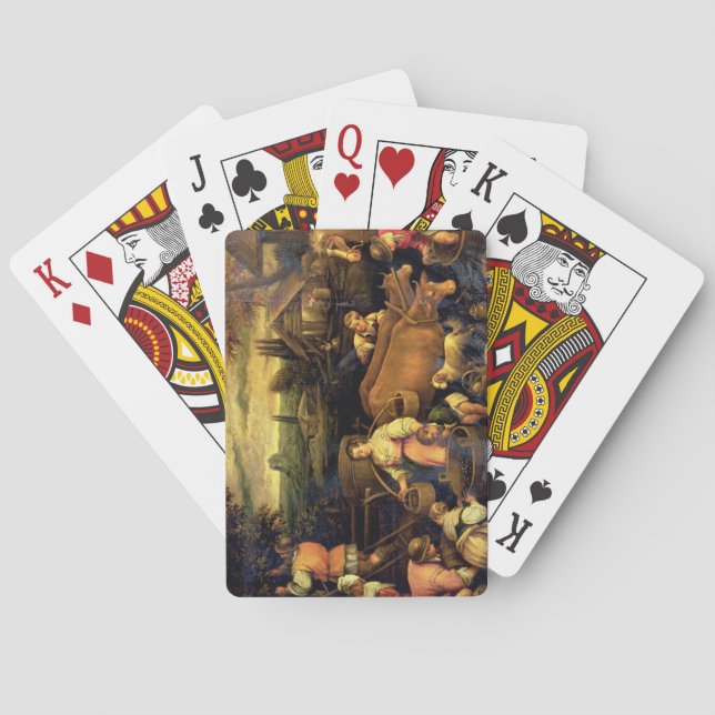 Die vier Jahreszeiten: Herbst Spielkarten (Rückseite)