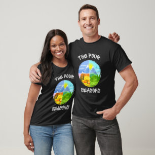 Die vier Jahreszeiten Winter; Sommer; Frühling; He T-Shirt