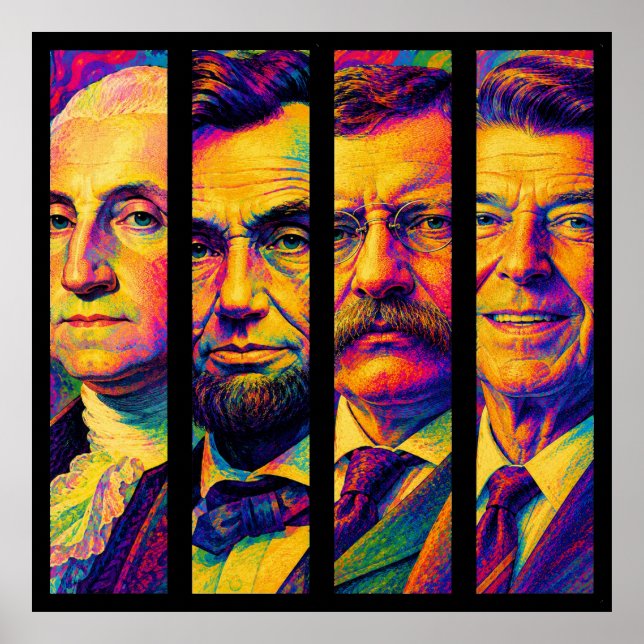 Die vier Präsidenten  Poster (Vorne)
