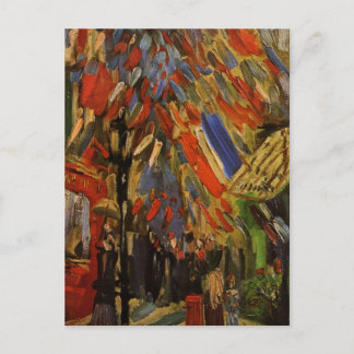 Die vierzehnte Juli-Feier in Paris Postkarte