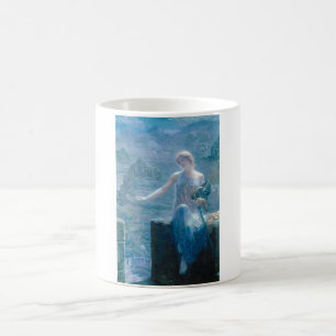 Die Vigilie der Walküre (Elegante Dame in einer Bu Kaffeetasse
