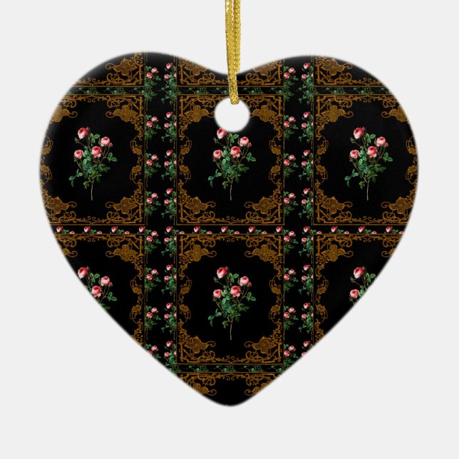 Die viktorianische Rose des Lashers II Keramikornament (Vorne)