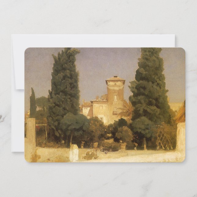 Die Villa Malta, Rom von Lord Frederic Leighton (Vorderseite)