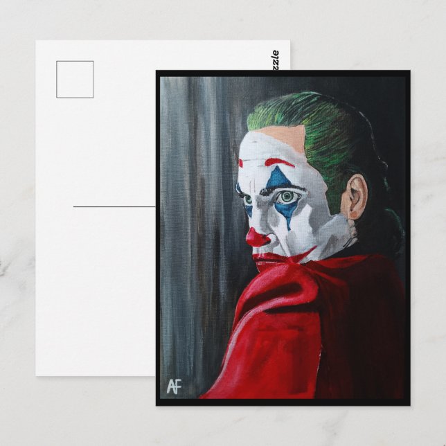 Die Villain-Malerei von Alfred Fox Collvable Postkarte (Vorne/Hinten)