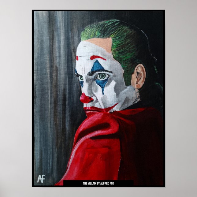 Die Villain-Malerei von Alfred Fox Poster (Vorne)