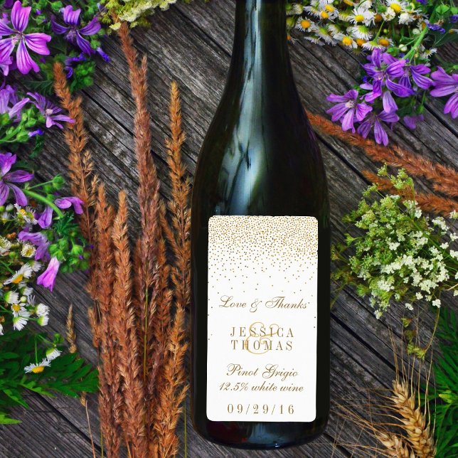 Die Vintage Glam Gold Confetti Wedding Collection (Von Creator hochgeladen)