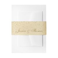 Die Vintage Glam Gold Confetti Wedding Collection