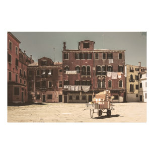 Die Vintage Landschaft Venedigs Fotodruck