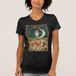 Die Vintage Nacht Halloween-Teufels T-Shirt