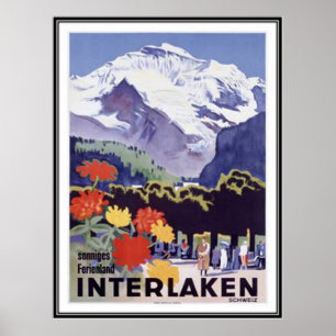 Die Vintage Schweiz - Poster
