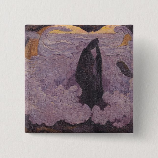Die violette Welle, c.1895-6 Button (Vorderseite)