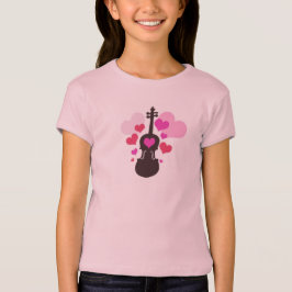 Die Violinen-T - Shirt des Mädchens