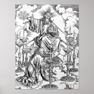 Die Vision der sieben Kerzenleuchten Poster