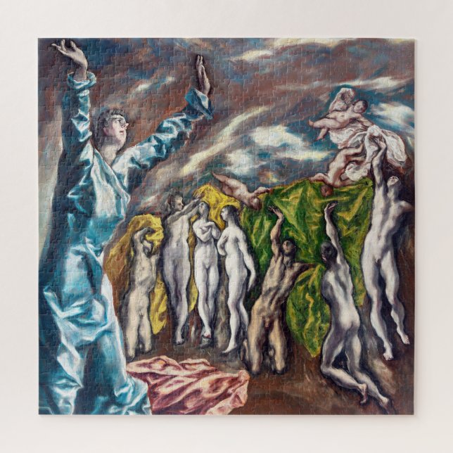 Die Vision des Johannes | El Greco | (Vertikal)