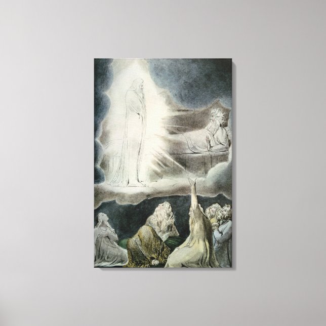Die Vision von Eliphaz, 1825 Leinwanddruck (Vorderseite)