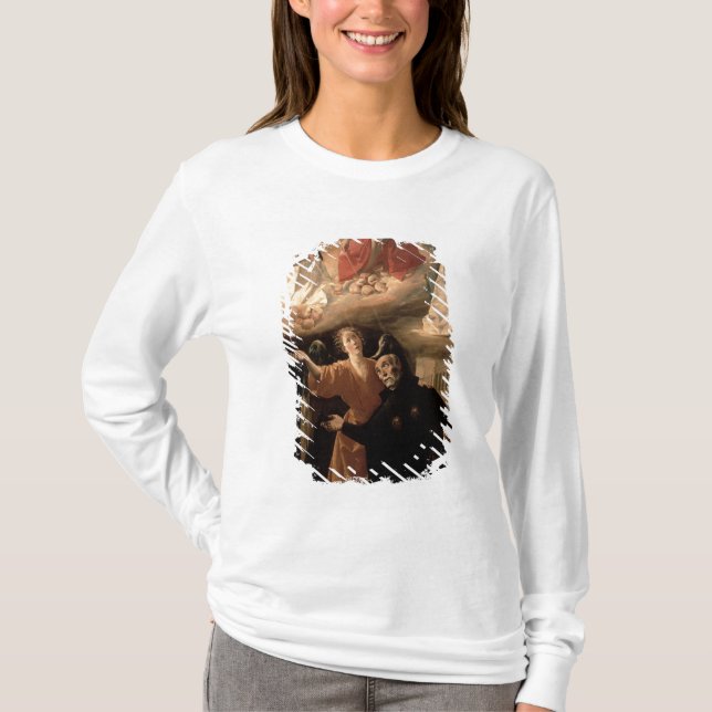 Die Vision von St. Alphonsus Rodriguez T-Shirt (Vorderseite)