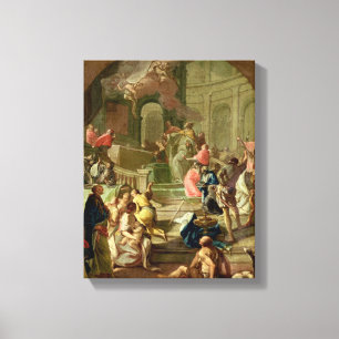 Die Vision von St. Benedict, c.1760 Leinwanddruck