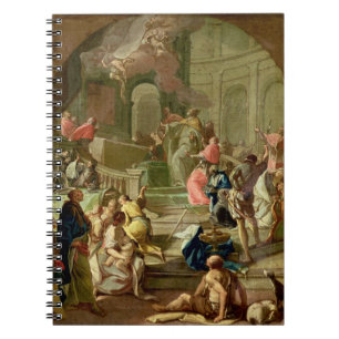 Die Vision von St. Benedict, c.1760 Notizblock