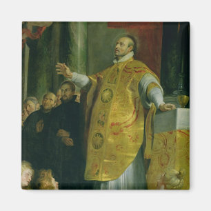 Die Vision von St Ignatius von Loyola Magnet