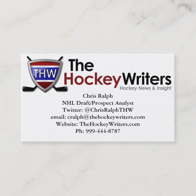 Die Visitenkarte der Hockey-Verfasser 100 Satz (Vorderseite)
