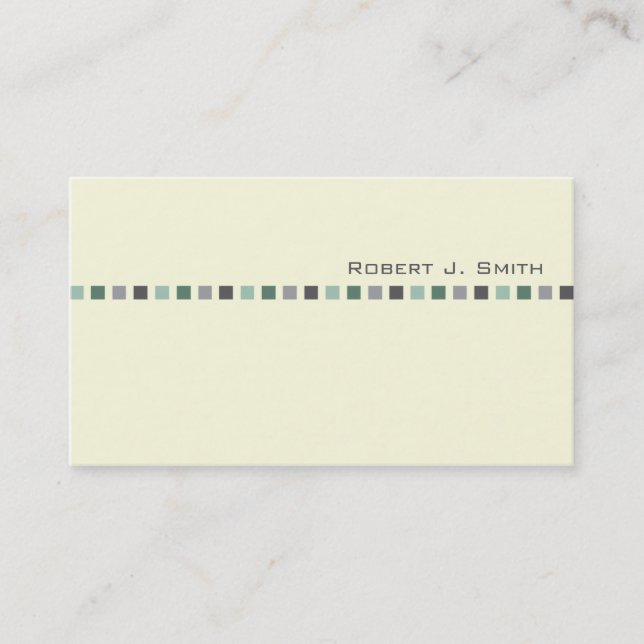 Die Visitenkarte der modernen Männer (Vorderseite)