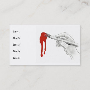 DIE VISITENKARTE DES KÜNSTLERS