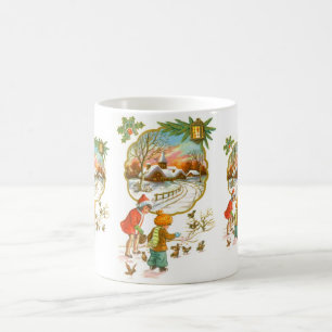 Die Vögel fütternd Kinder Kaffeetasse