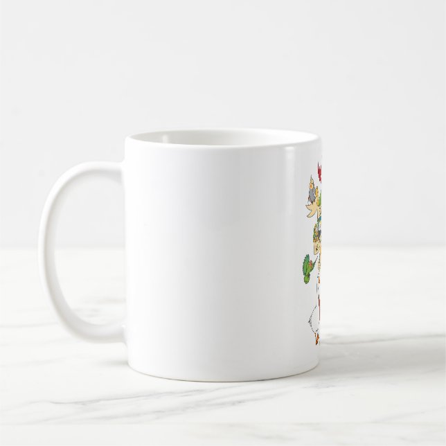 Die Vögel stürzen Kaffeetasse (Links)