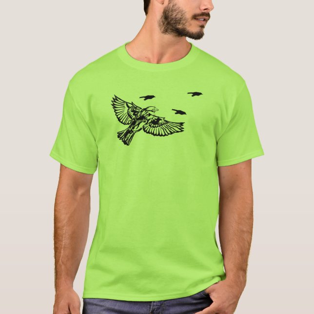 die Vögel T-Shirt (Vorderseite)