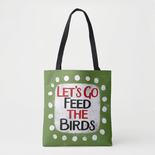 Die Vogeltote-Tasche gefüttert Tasche (Vorderseite)