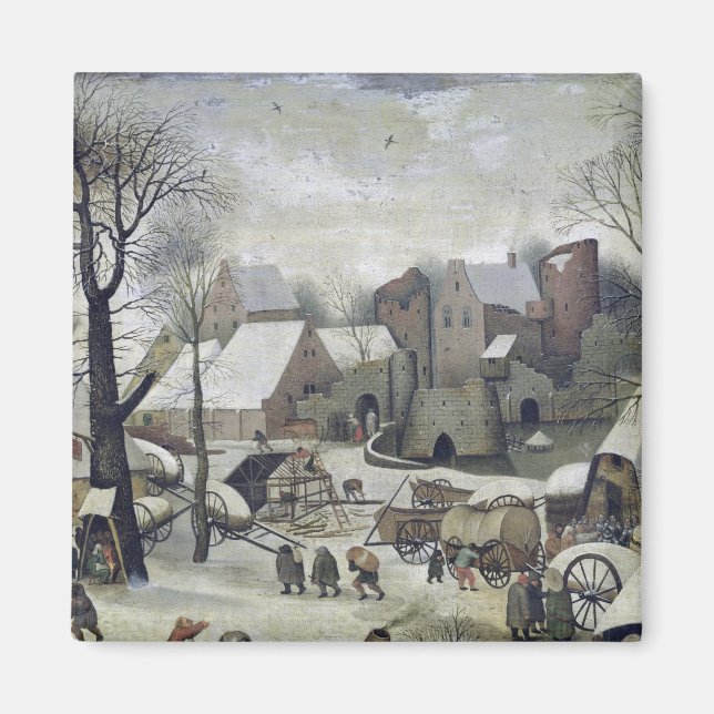 Die Volkszählung in Bethlehem Magnet (Vorne)