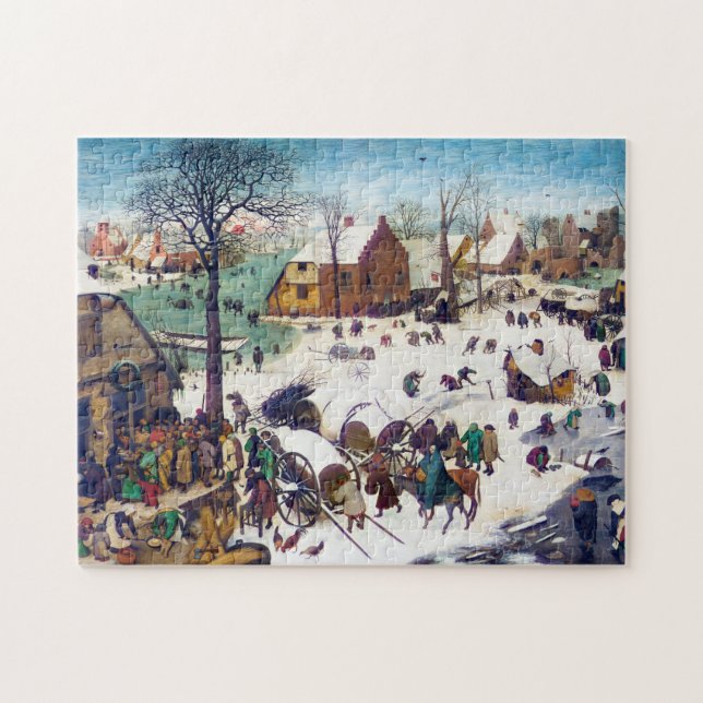 Die Volkszählung in Bethlehem, Pieter Bruegel (Horizontal)
