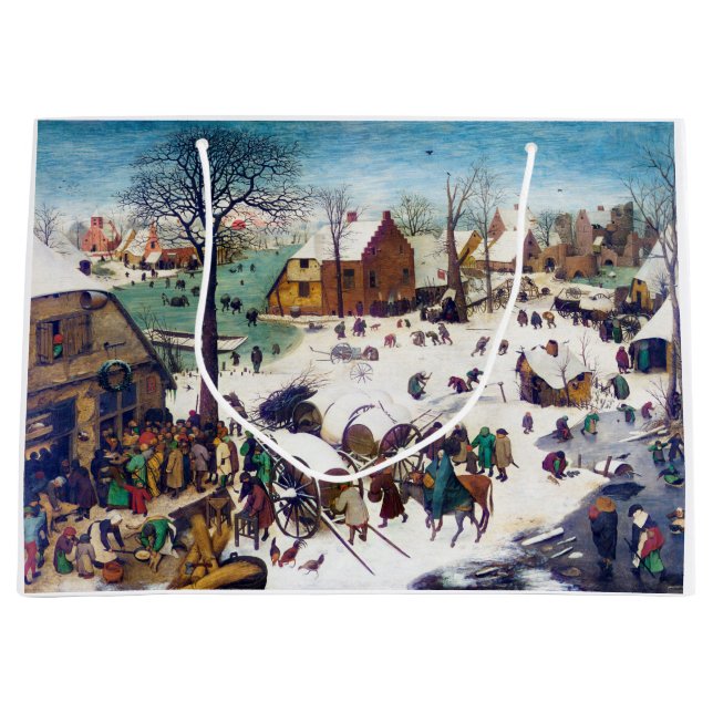 Die Volkszählung in Bethlehem, Pieter Bruegel Große Geschenktüte (Vorderseite)