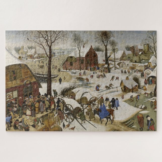 Die Volkszählung in Bethlehem (von Pieter Bruegel) (Horizontal)