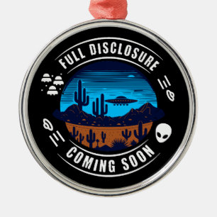 Die vollständige Offenlegung kommt bald.   UFO in  Ornament Aus Metall