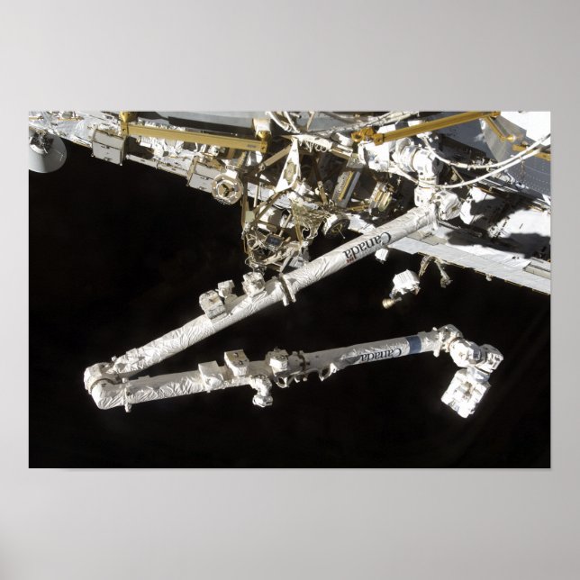 Die von Kanada gebaute Raumstation Poster (Vorne)