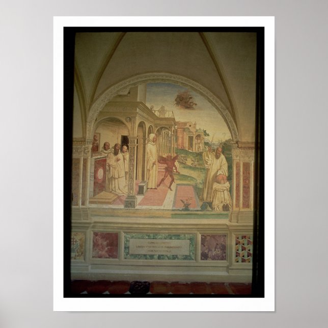 Die Vorbildwirkung des hl. Benedikt aus dem Leben  Poster (Vorne)