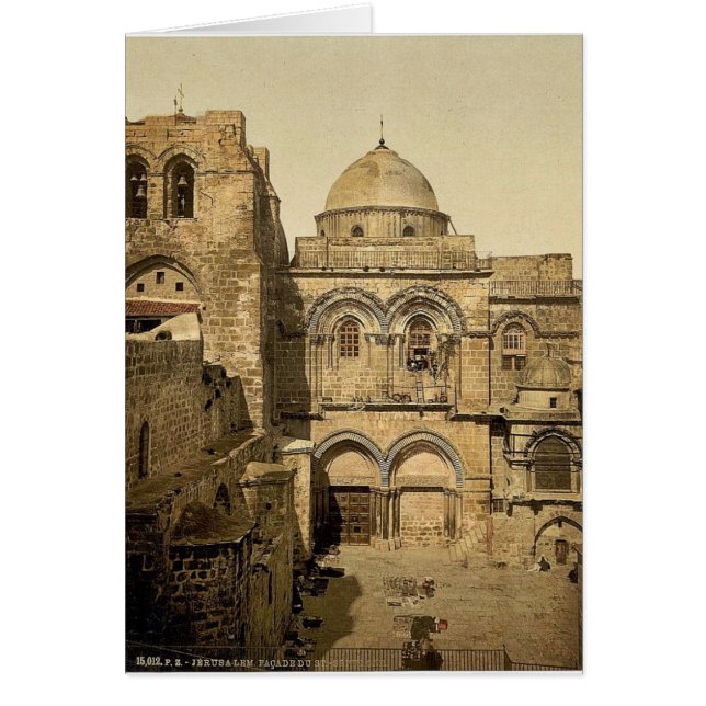 Die Vorderseite des Heiligen Sepulchers, Jerusalem (Vorne)