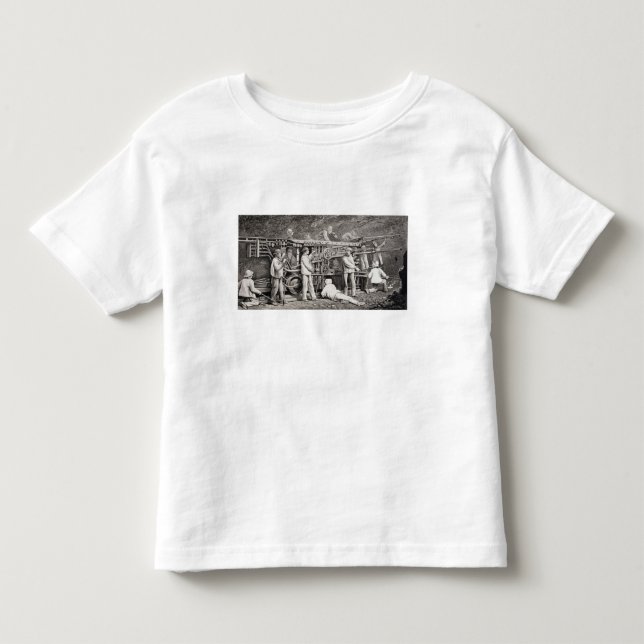 Die vorgerückte Galerie auf der französischen Kleinkind T-shirt (Vorderseite)