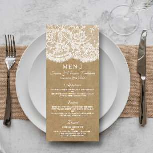 Die Vorlagen der Kraft & Lace Wedding Collection Werbekarte