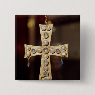 Die Votive Krone eines Visigoth Königs Button